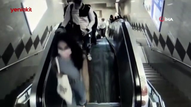 Akıl almaz yankesicilik yöntemi! Saniye saniye kaydedildi