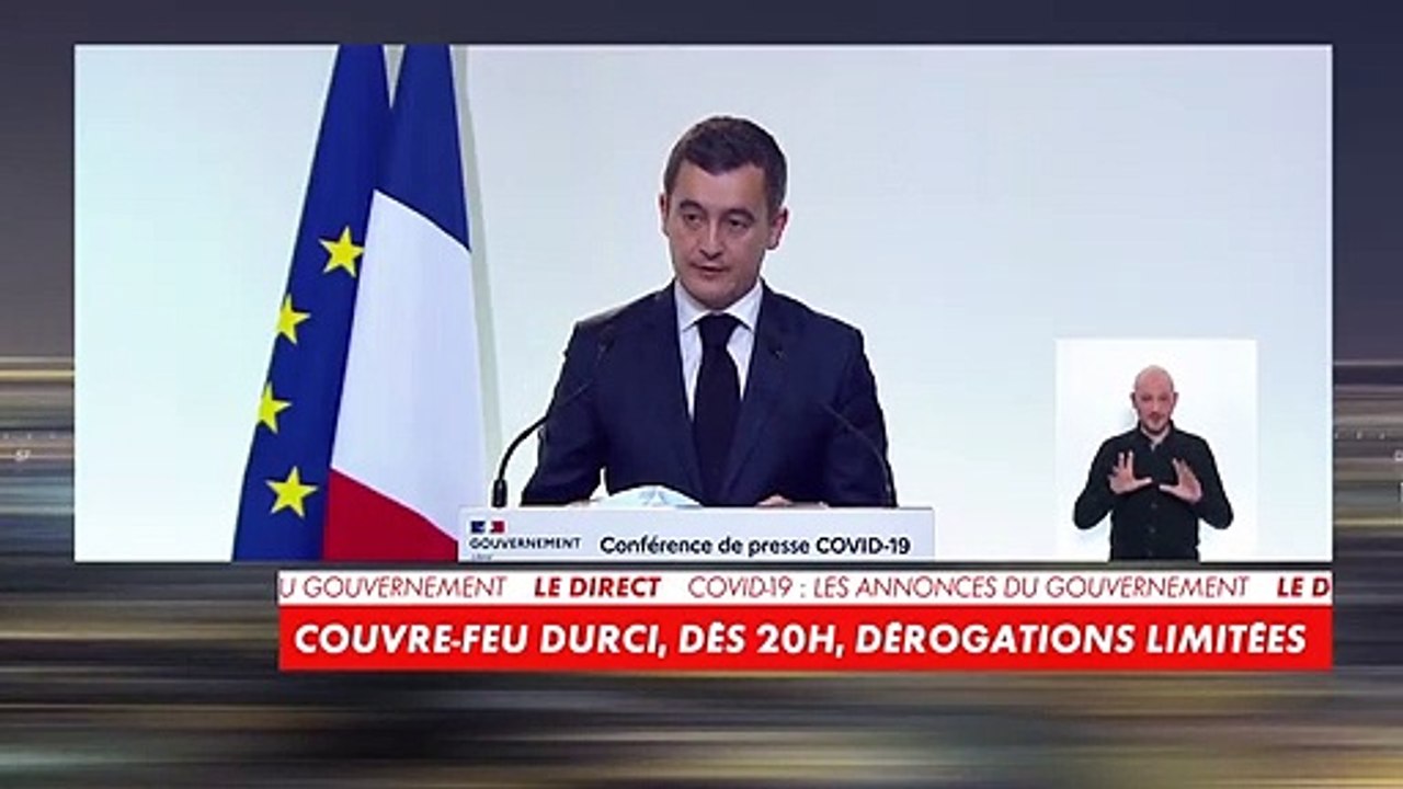 Gérald Darmanin  « Pendant la journée, à partir du 15 décembre, l’attestation ne sera plus obligatoire mais uniquement à partir de 20h"