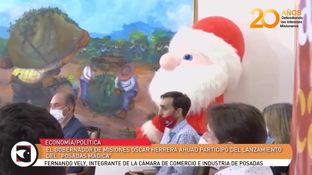 El gobernador de Misiones Oscar Herrera Ahuad participó del lanzamiento del Posadas Mágica