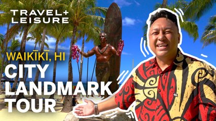 Beautiful Tour of Waikiki, Hawaii | City Landmark Walking Tour | Walk with Travel+Leisure