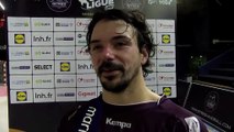 Louis Roche après le nul entre Istres Provence Handball et Cesson Rennes
