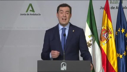 El presidente de Andalucía: "Los excesos de diciembre serán los dramas del mes de enero"