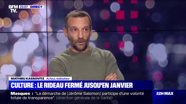 Pour Mathieu Kassovitz, les salles de cinéma ne sont absolument pas essentielles dans la situation dans laquelle on est