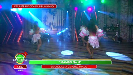 ¡La Orquesta de Pérez Prado vino al programa para tocar la canción "Mambo No. 8"! | Venga La Alegría