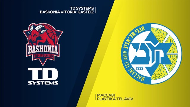 TD Systems Baskonia Vitoria-Gasteiz - Maccabi Playtika Tel Aviv Highlights | EuroLeague, RS Round 13