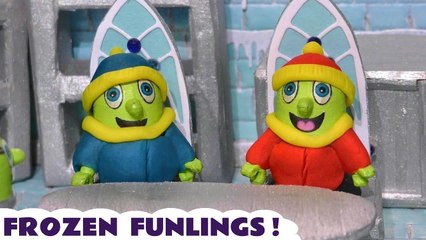 Tải video: Frozen Funlings from Funny Funlings Toy Story Video for Kids with Thomas and Friends in this Family Friendly Full Episode English Stop Motion Story from Kid Friendly Family Channel Toy Trains 4U