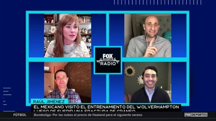 Raúl Jiménez reapareció con sus compañeros: FOX Sports Radio