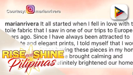 TALK BIZ: Marian Rivera, binuksan na ang kanyang bagong home and furniture line