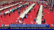 Whistleblowers reveal USPS allegedly responsible for tampering with hundreds of thousands of ballots