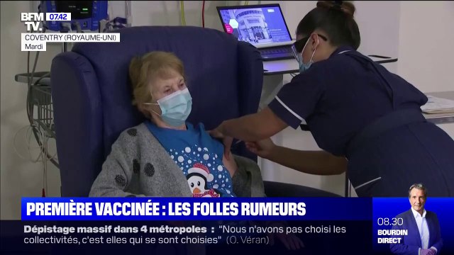 Margaret Keenan, la première vaccinée contre le Covid-19, est la cible des complotistes et anti-vaccins