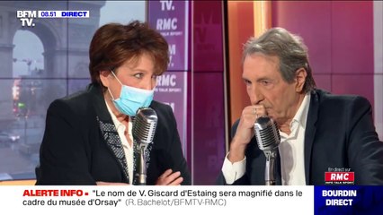 Roselyne Bachelot: "J'ai beaucoup ri aux Grosses Têtes et je continuerai de rire (...) Il n'y a pas mort d'homme et il n'y a pas mort de femme"