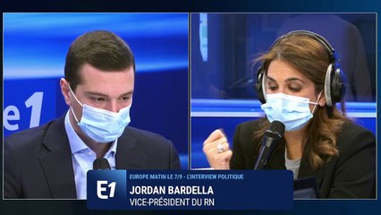 "Emmanuel Macron est le premier séparatiste de France", assure Jordan Bardella