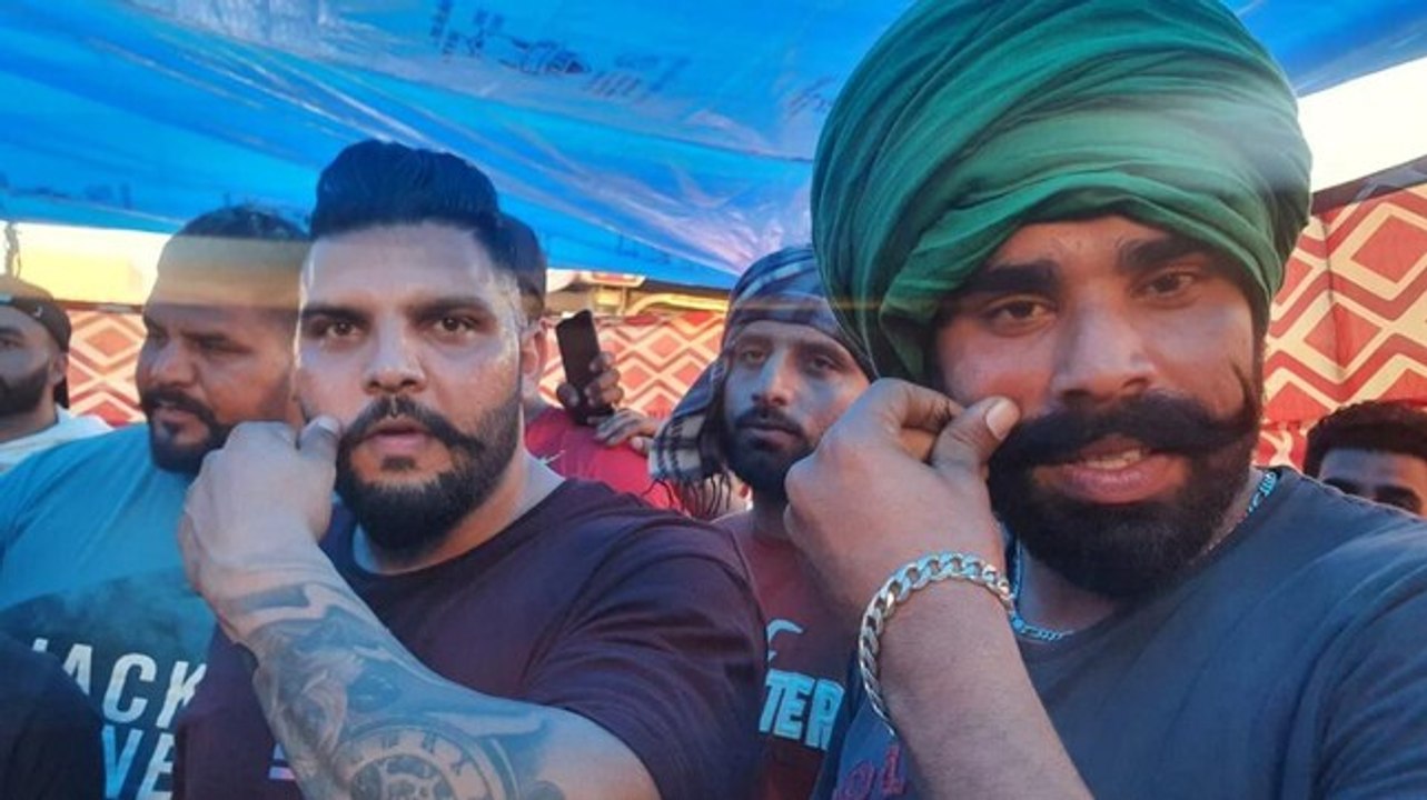 Mini gym at Singhu border amid farmers' protest