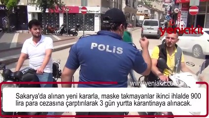 Maske takmayanlara yeni ceza! 3 gün yasak