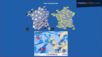 bulletin meteo du lundi 14 décembre 2020