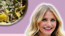 Cameron Diaz's Creamy Mushroom Pasta Is the Epitome of Comfort Food
