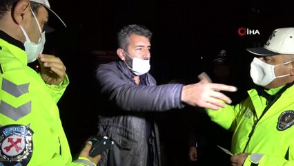 Alkollü sürücü önce inkar etti sonra 187 promil üfledi