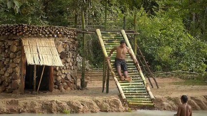 Build the Most Secret Hidden Underground Tunnel House In Deep Jungle