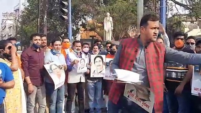 बंगाल में भाजपा अध्यक्ष पर हमले की साय ने की निंदा, युवा मोर्चा ने ऐसे जताया विरोध