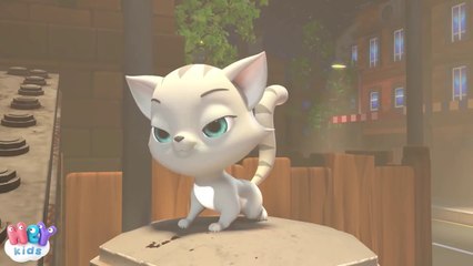 Bir Gün Bir Beyaz Kedi şarkısı  Bebek çizgi filmleri