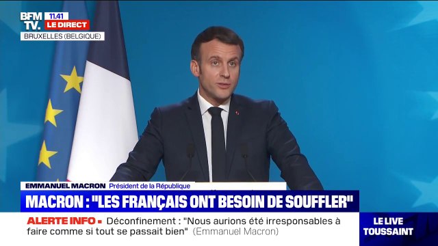 Emmanuel Macron: Nos concitoyens ont besoin de souffler