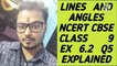 LINES AND ANGLES NCERT CBSE CLASS 9 EX 6.2 Q5 EXPLAINED