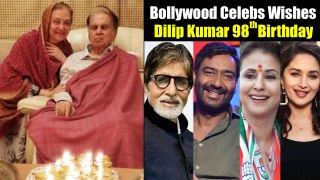 Dilip Kumar's 98th Birthday |_Bollywood Celebs Wishes | Ajay Devgan, Madhuri Dixit, Urmila Matondkar