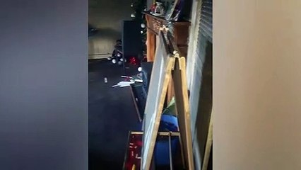 Video shows fire which started in Edinburgh child's bedroom in early hours of morning