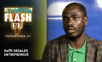 Marche pour la paix du nord au sud de la côte d'ivoire , un entrepreneur parcourt 701 km à pied