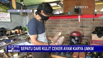 Keren! UMKM Ini Buat Kulit Ceker Ayam Jadi Bahan Baku Sepatu