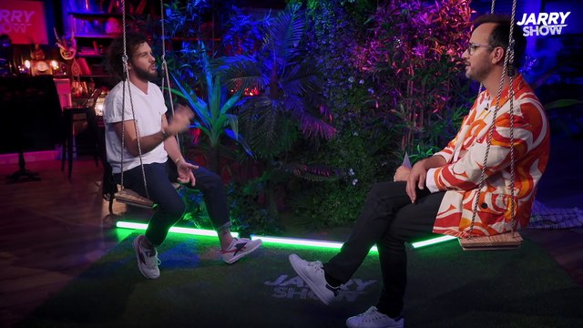 Claudio Capéo se confie sur sa femme Aurélie dans le Jarry Show .