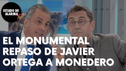 ¡VEAN los ZASCAS de ORTEGA a MONEDERO por las  EVASIONES FISCALES y por sus  AMISTADES con CRIMINALES ETARRAS y VENEZOLANOS!