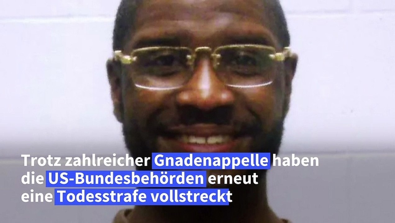 US-Bundesbehörden vollstrecken erneut Todesstrafe