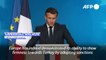 French President Emmanuel Macron hails EU's "firmness" on Turkey
