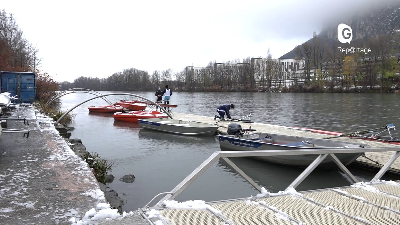 Reportage - L'Aviron grenoblois se la coule douce sur l'Isère