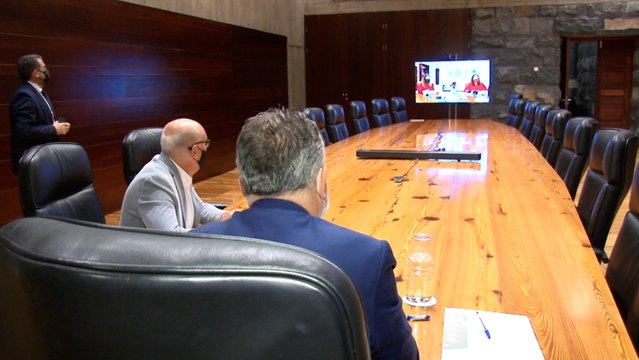 Los presidentes de Canarias y Baleares se reúnen por videoconferencia