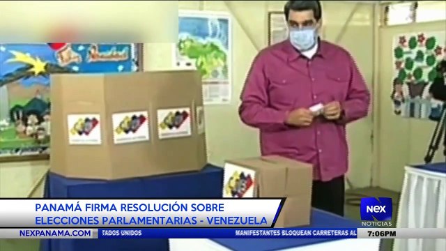Panamá firma resolución sobre elecciones parlamentarias en Venezuela - Nex Noticias
