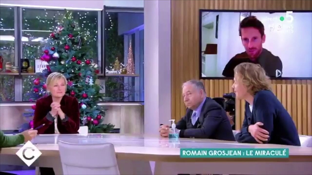 C à vous : Romain Grosjean évoque son avenir avec le souhait de son fils Sacha (vidéo)