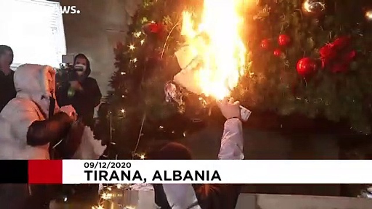 ألبانيا: احتجاجات على إطلاق الشرطة النار على رج...