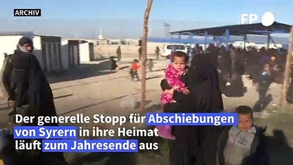 Innenminister lassen Abschiebestopp für Syrien zum Jahresende auslaufen