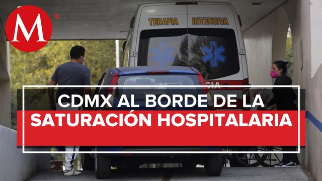 Hospitales saturados, sin espacio para pacientes covid