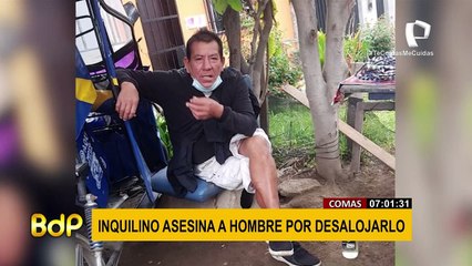 Extranjero asesina a arrendatario por expulsarlo de alquiler