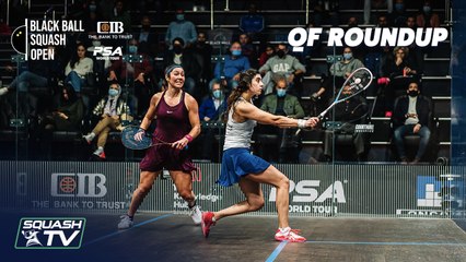 Squash: CIB Black Ball Open 2020 - Women's Quarter Final Roundup