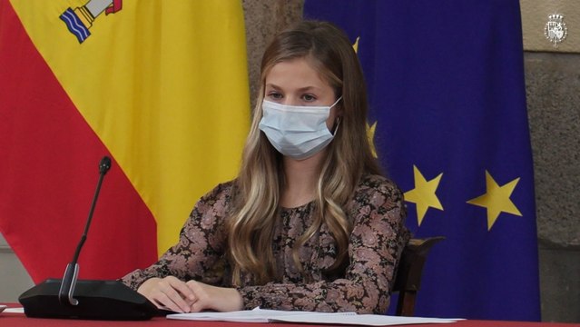 Leonor agradece la labor de los patronos de la Fundación Princesa de Girona