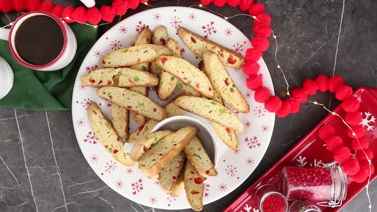 Candied Fruit Biscotti