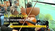À Pau, des concerts dans les bus organisés par des musiciens privés de salles