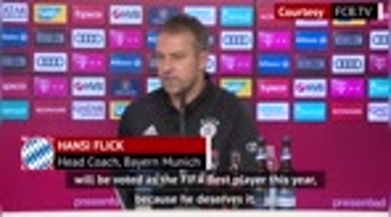 Lewandowski 'deserves' to win FIFA Best award - Flick