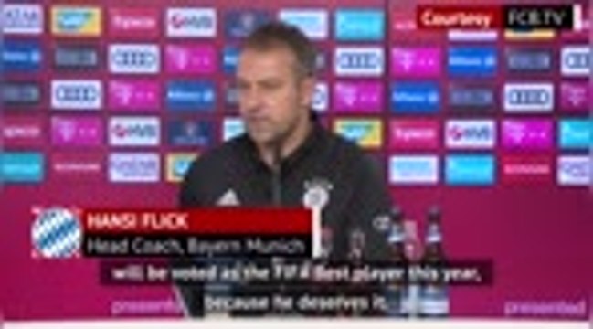 Lewandowski 'deserves' to win FIFA Best award - Flick