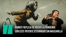 Banksy refleja de nuevo la pandemia con este potente estornudo sin mascarilla