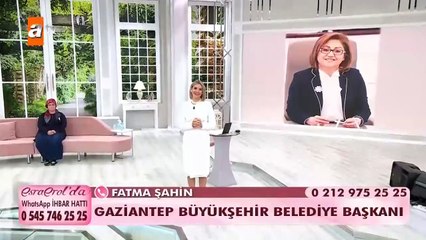 Gaziantep Büyükşehir Belediye Başkanı Fatma Şahin'den, Hasan ile Fatma'ya destek